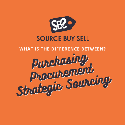What is the Difference Between Purchasing, Procurement, and Strategic Sourcing?
